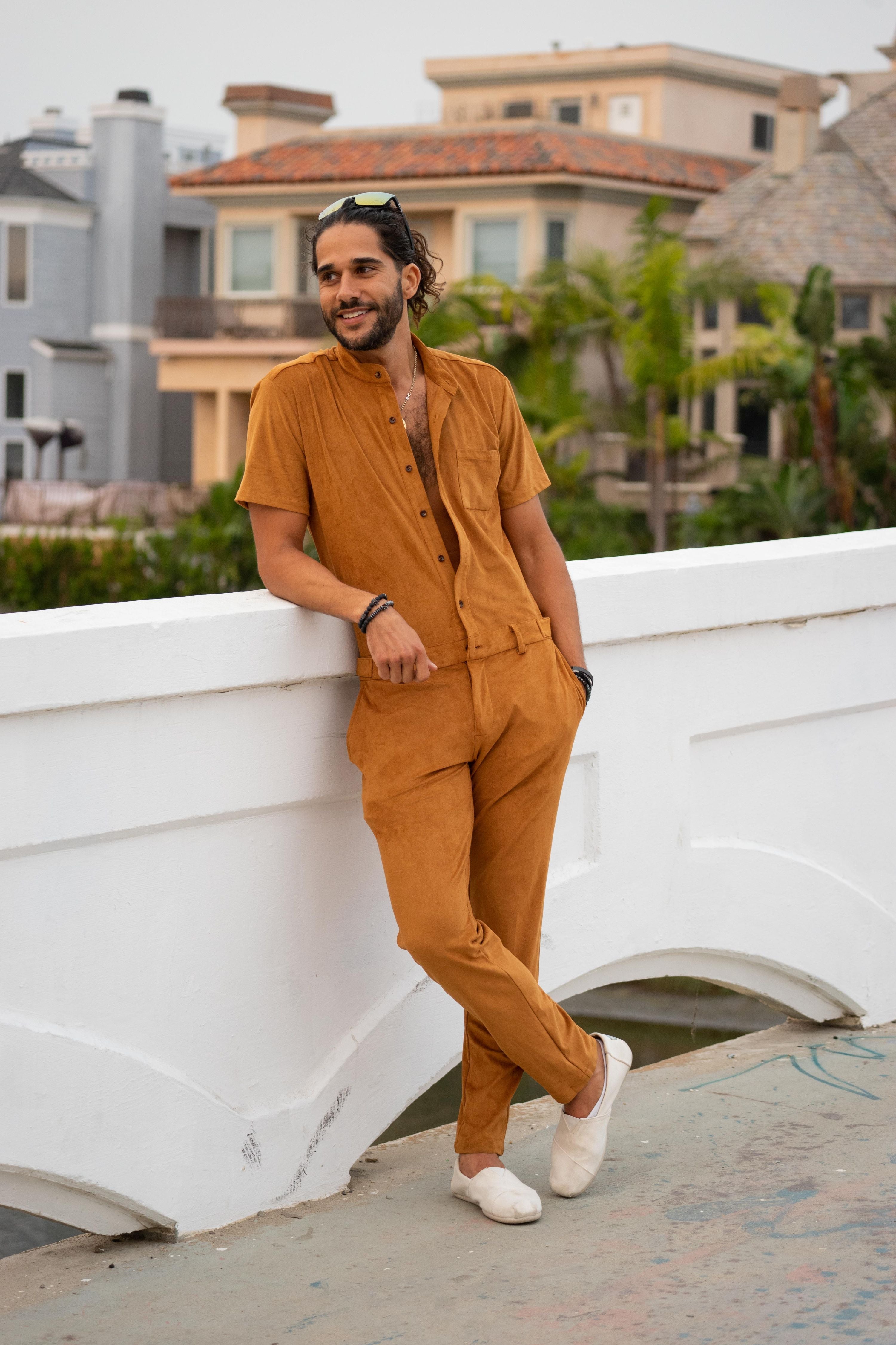 Desert Suede Jumpsuit