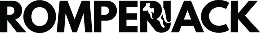 Romperjack logo in black text on a white background