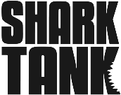 Black 'Shark Tank' logo on a white background