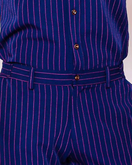 Navy Chateaux Romper - RomperJack, Men's Romper - Male Romper