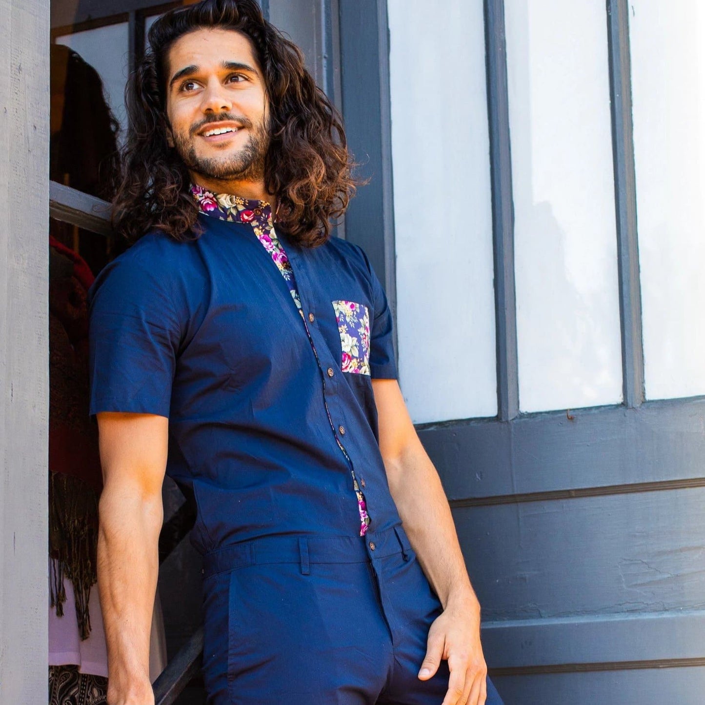 Navy Rosé Jumpsuit - Limited Edition - Clearance