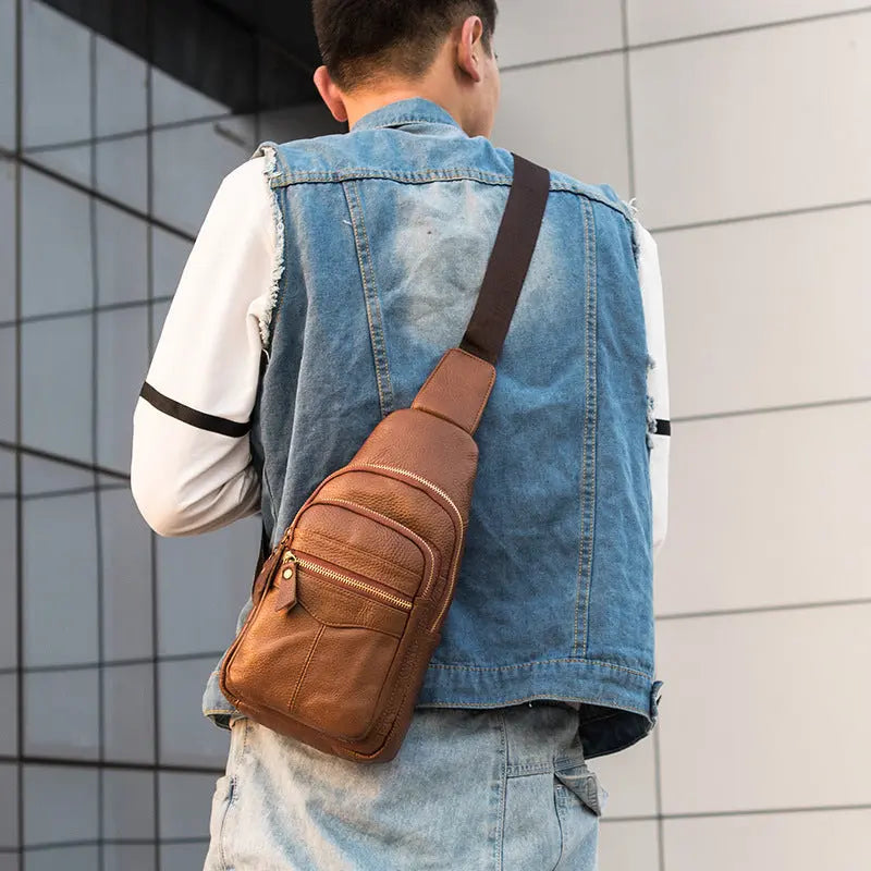 Men's Charming Beautiful Business Trends Commuter Men's Chest Bags  