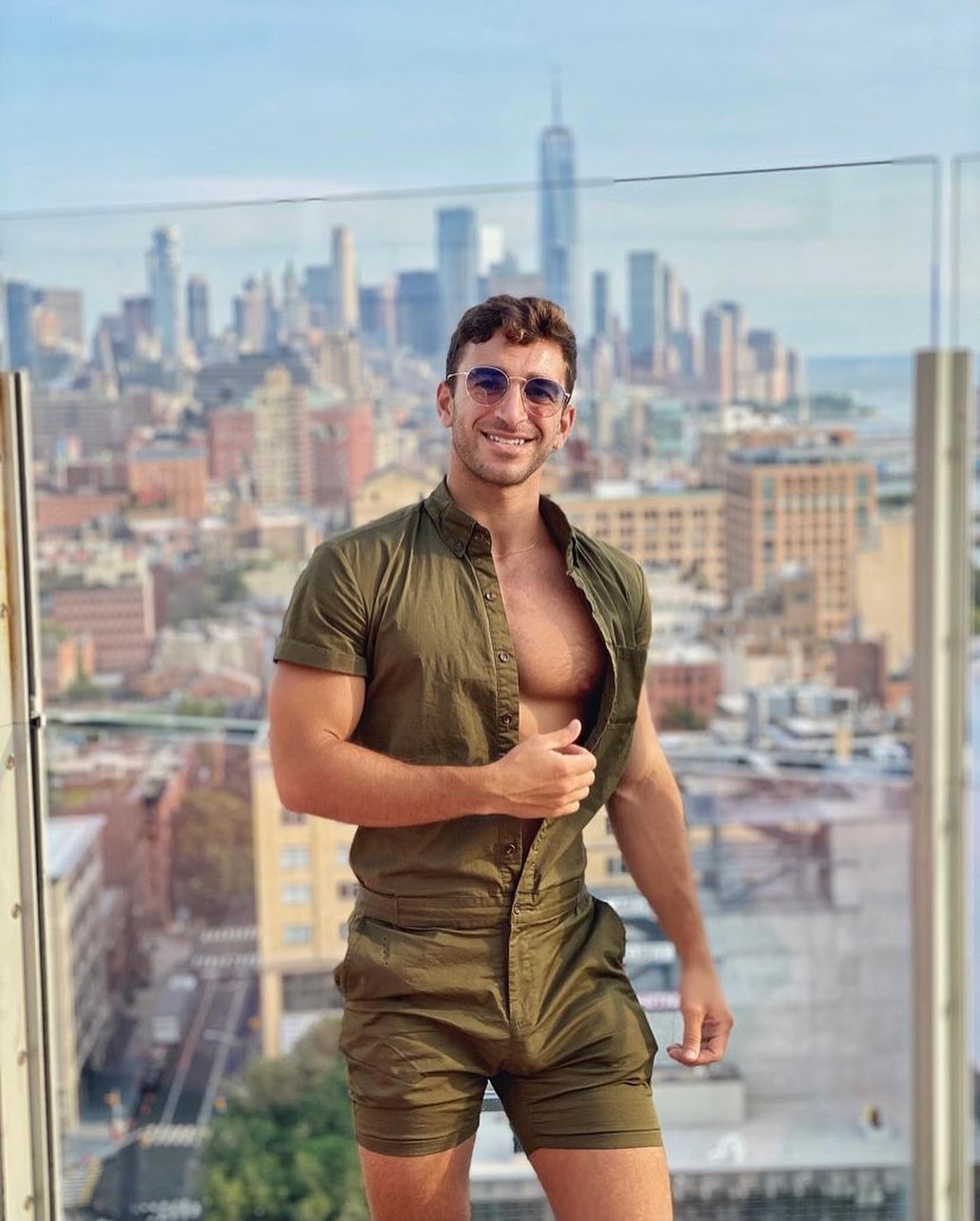 Olive Men's Romper - Clearance