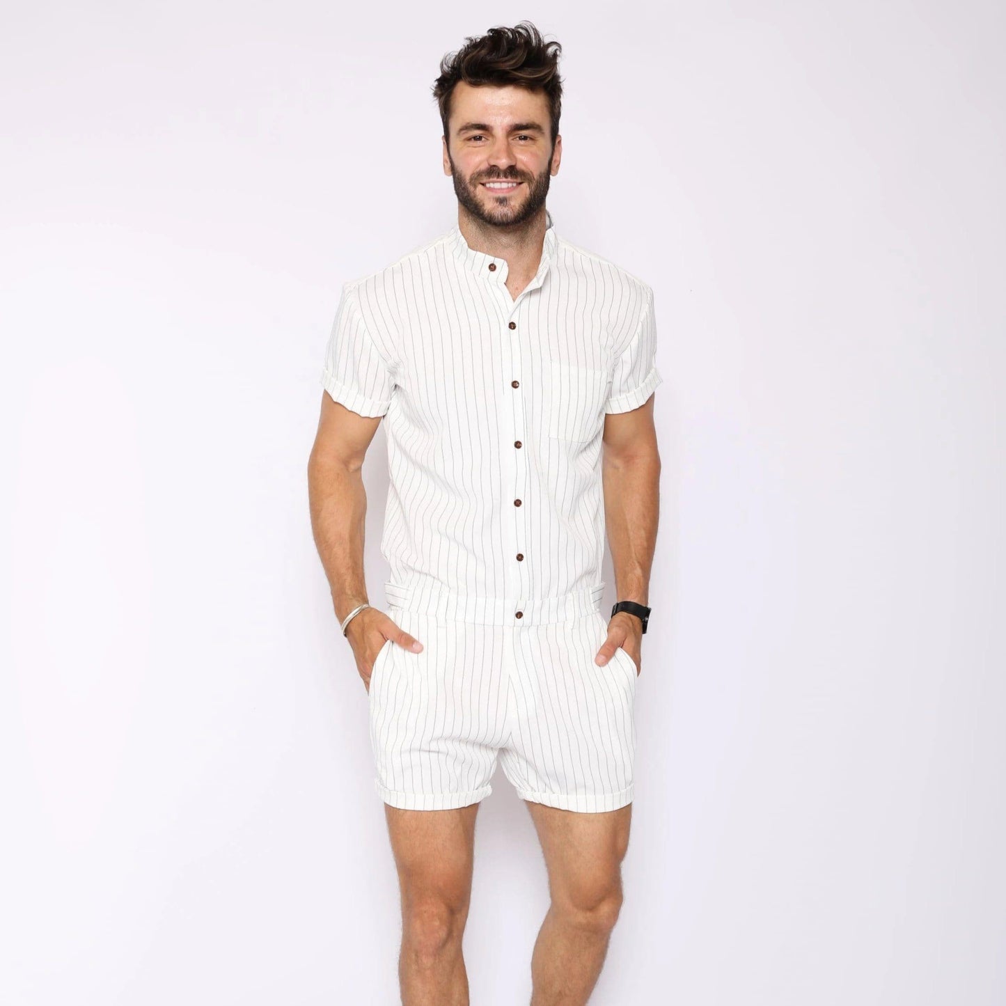 White Chateaux Romper - Clearance
