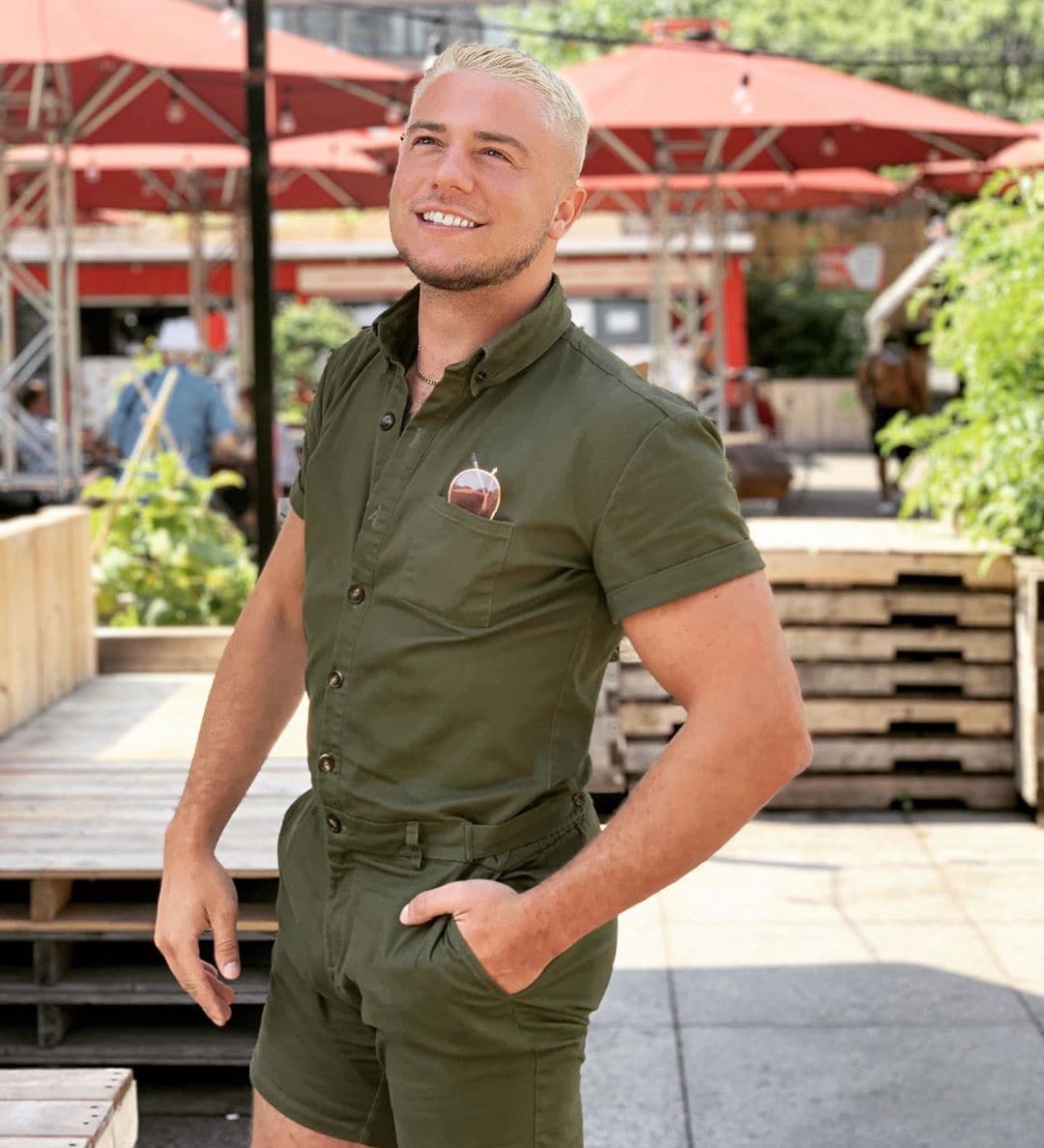 Olive Men's Romper - Clearance