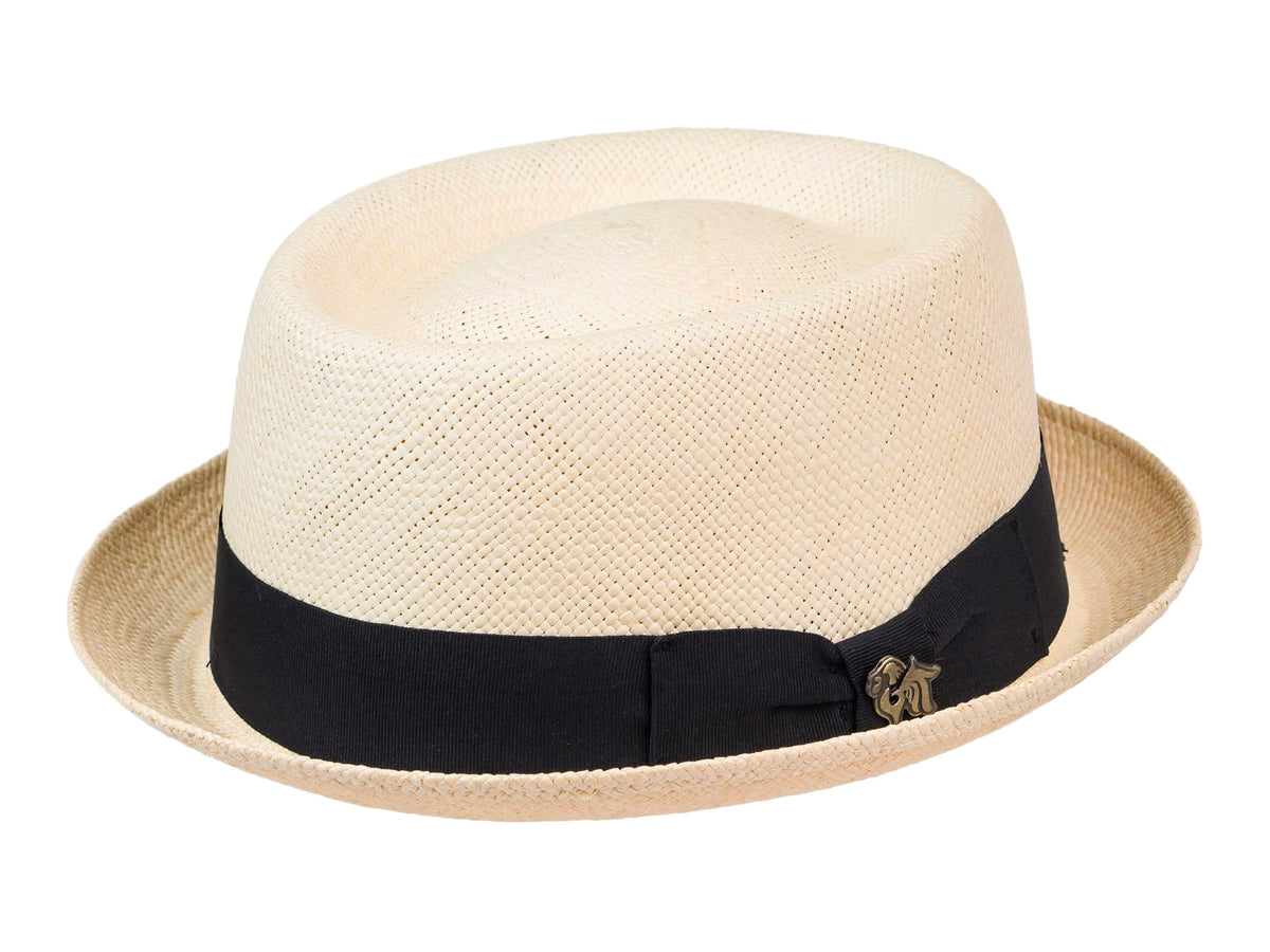 Pork Pie Trilby Panama Hat - Handwoven  