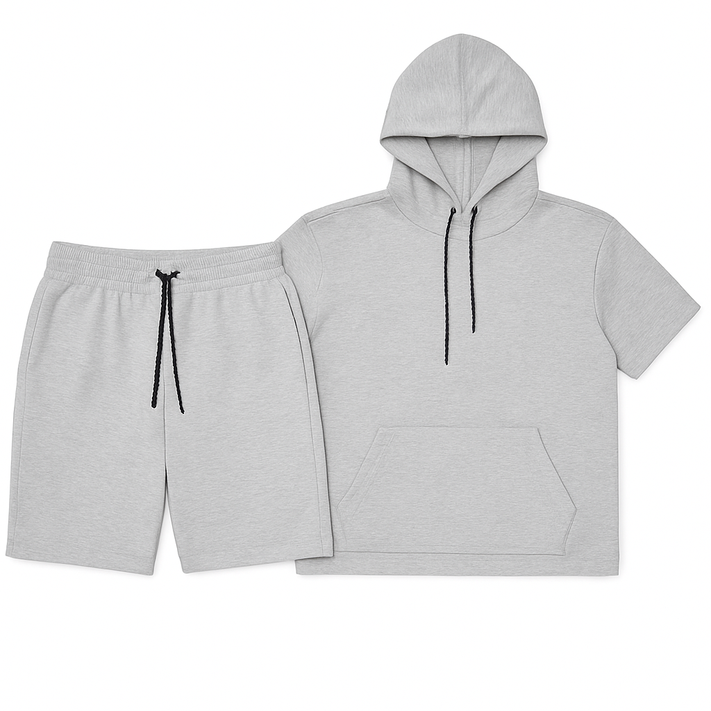 Men’s Core Short Sleeve Hoodie & Shorts Set  