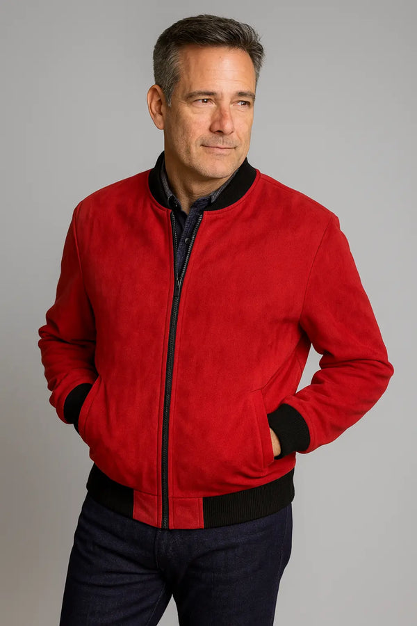 Baseball Jacket - Red