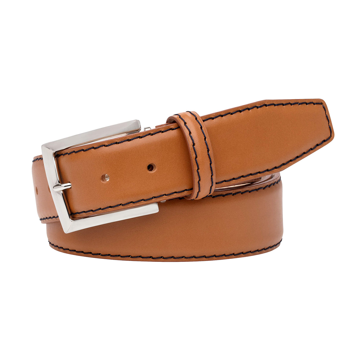 Cuero Smooth Italian Calf Leather Belt  