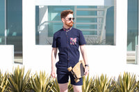 Navy Rosè Romper