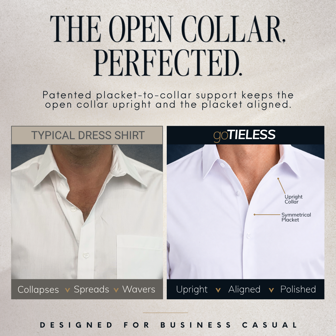 goTIELESS Ultimate Dress Shirt (Lavender)  
