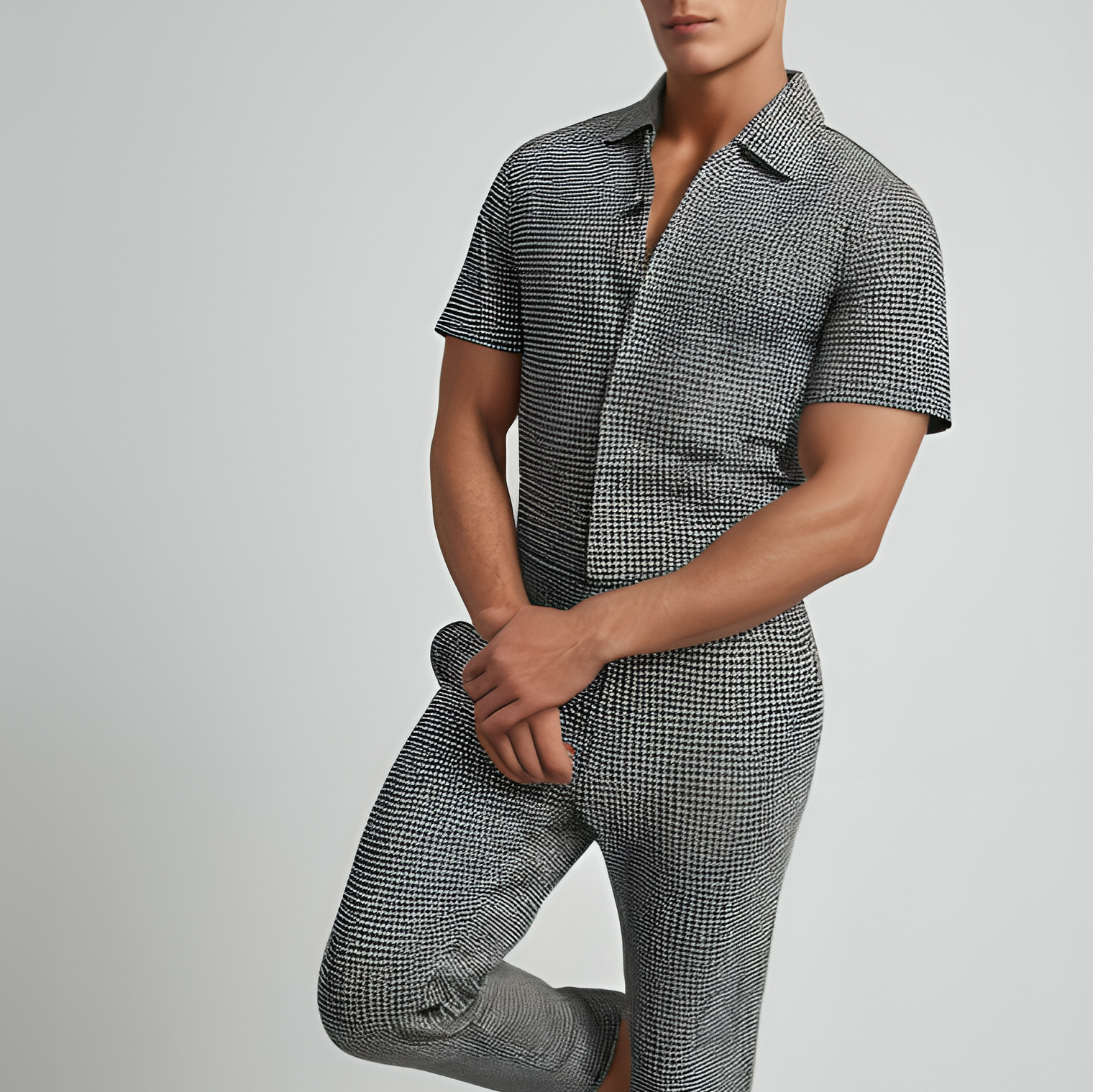 Houndstooth Jumpsuit LUXE Collection