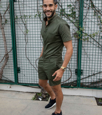 Olive Men's Romper