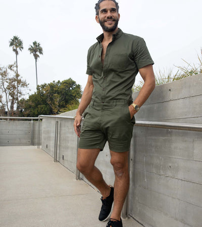 Olive Men's Romper