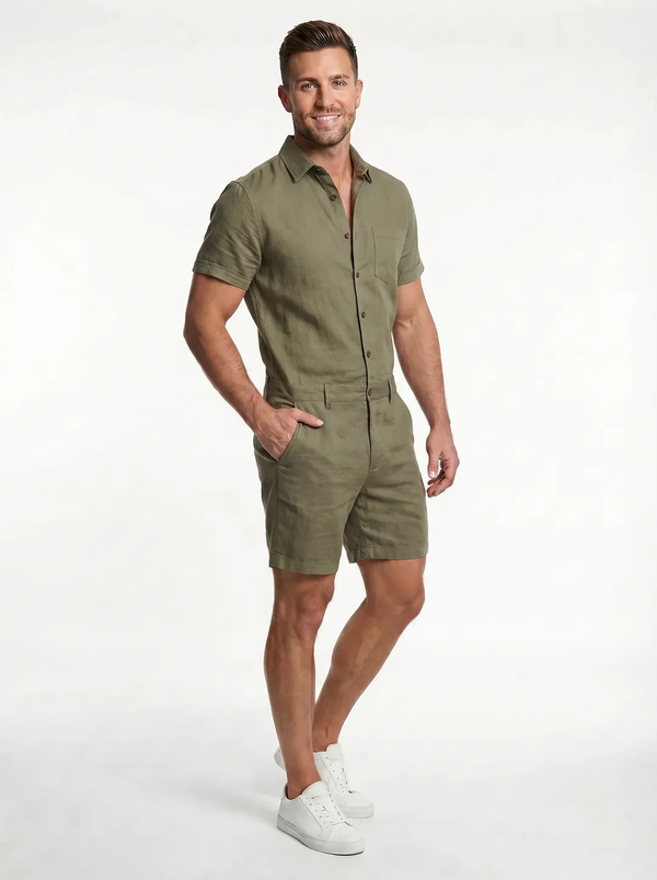 Olive Men's Romper