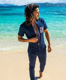 Navy Rosé Jumpsuit - RomperJack, Mens Jumpsuit - Male Romper