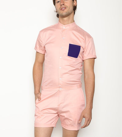 The Limited Edition California Two-Tone in Pink - RomperJack, Mens Romper - Male Romper
