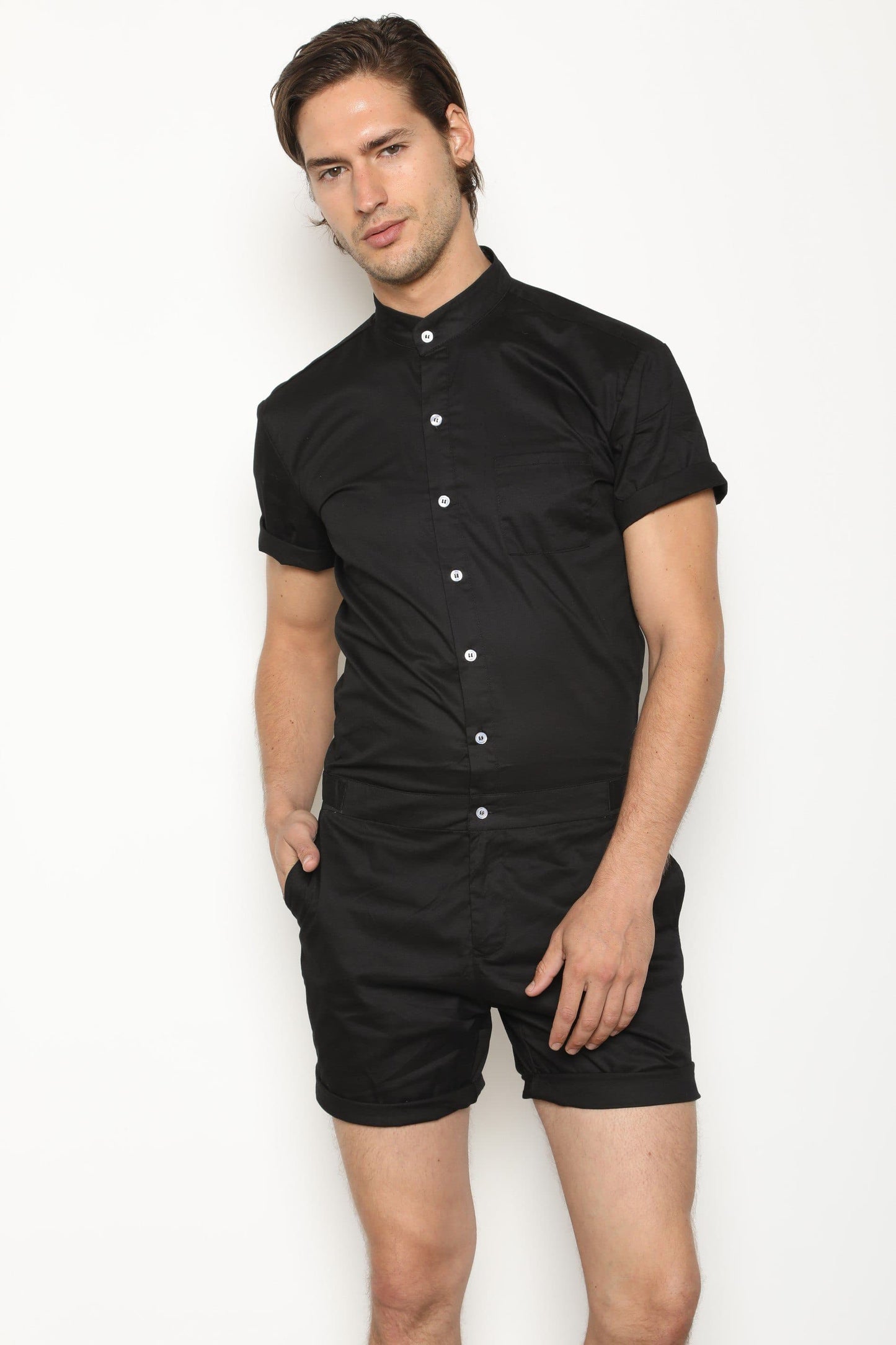 Black RomperJack (Pre Order) - RomperJack, Mens Romper - Male Romper